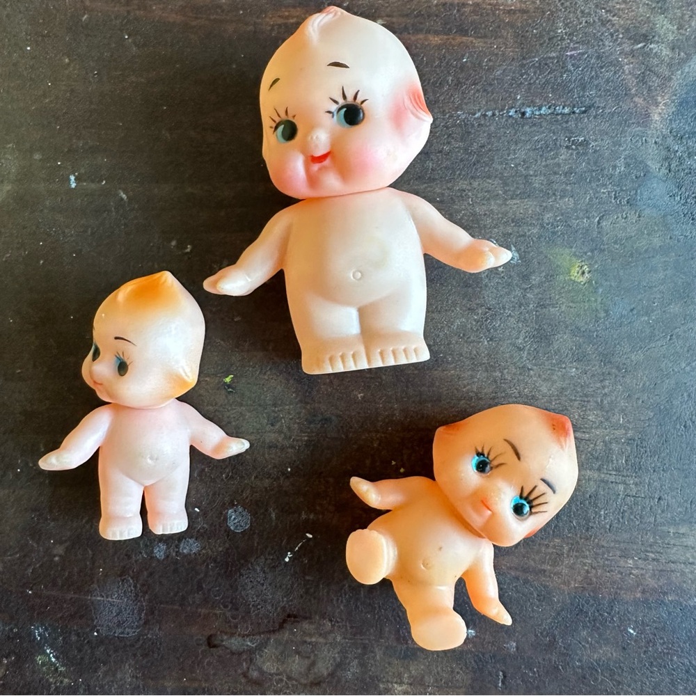 4/$100 - Kewpie-Style Baby Doll Toy - Pink (Set of 3)
